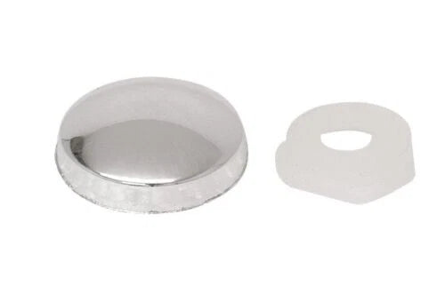 Screw Cover Dome Cap Plastic CHROME 2 Piece Washer Decorative Furniture PACKS – product image 3