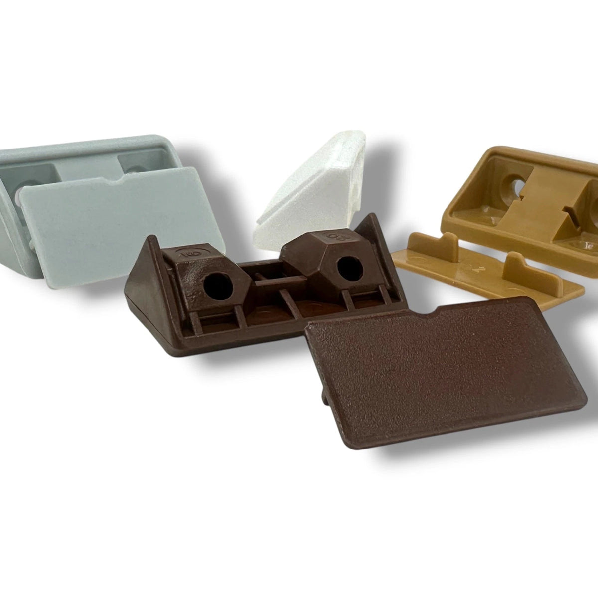 Campervan Corner Connector Blocks with Caps – 44 × 20mm, 4 Colours - image 4