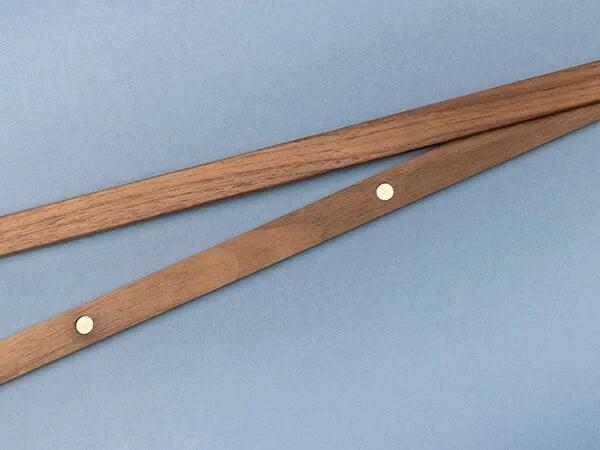 Wooden Poster hanger Magnetic Brown Walnut 330mm Poster Hanger Window Hanging – product image 2