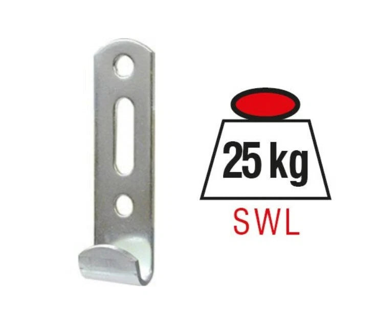 Heavy-duty galvanised J-hook bracket product detail