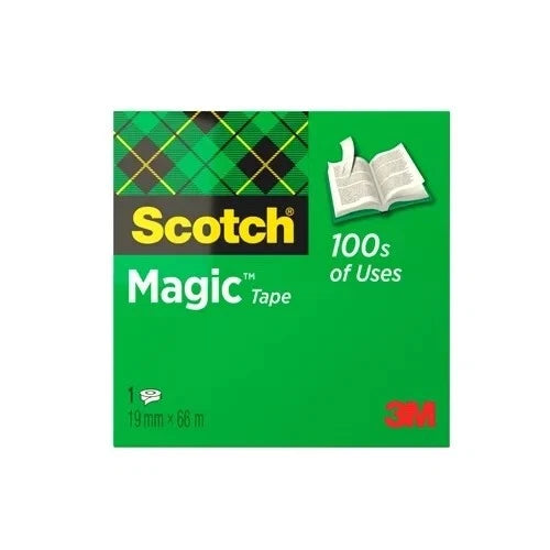 3M 810 Magic Tape 19mm × 66m Permanent Invisible Clear Repair Hinging Tape – product image 3
